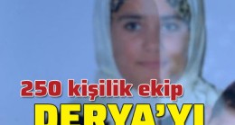 Bursa’da 250 kişilik ekip Derya’yı arıyor!