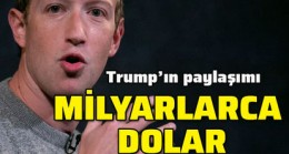 Trump’ın paylaşımı Zuckerberg’e 7,2 milyar dolar kaybettirdi!