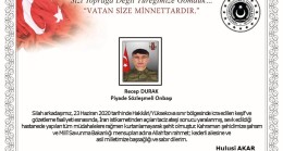 Hakkari’de 1 asker şehit oldu.