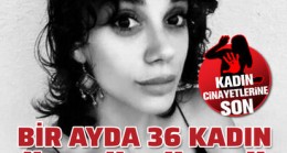 Kadın Cinayetlerini Durduracağız Platformu: Bir ayda 36 kadın öldürüldü!