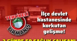 Son dakika haberler… İlçe devlet hastanesinde korona paniği: 3 günde 50 sağlık çalışanı pozitif çıktı!