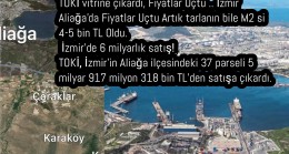 İzmir Aliağa’da Fiyatlar Uçtu Artık tarlanın bile M2 si 4-5 bin TL Oldu.