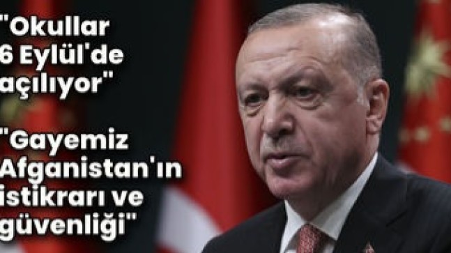 Cumhurbaşkanı Erdoğan’dan açıklamalar ..