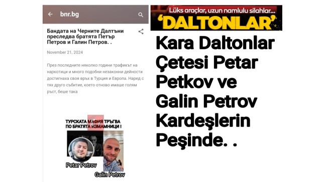 Kara Daltonlar Çetesi “BULGARİSTAN MEDYADASINDA”