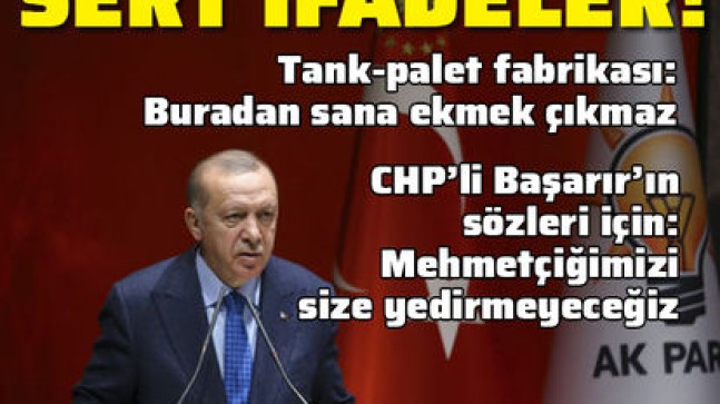 Cumhurbaşkanı Erdoğan’dan CHP lideri Kılıçdaroğlu’na sert sözler!
