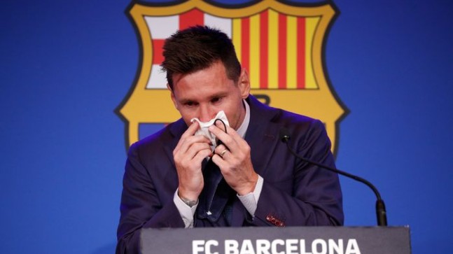 Messi’nin gözyaşları!